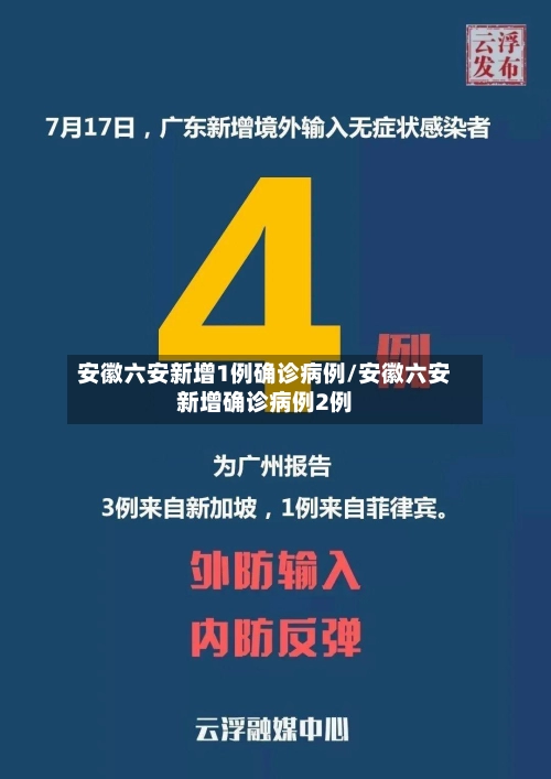安徽六安新增1例确诊病例/安徽六安新增确诊病例2例-第2张图片