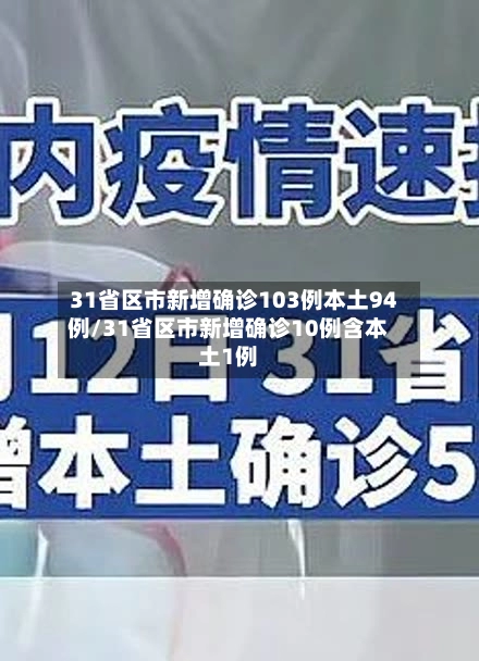 31省区市新增确诊103例本土94例/31省区市新增确诊10例含本土1例-第3张图片
