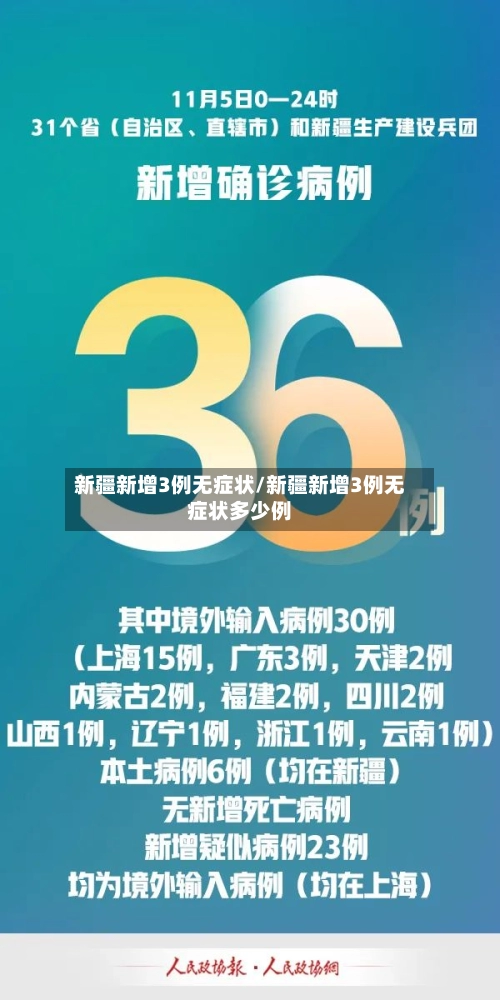 新疆新增3例无症状/新疆新增3例无症状多少例