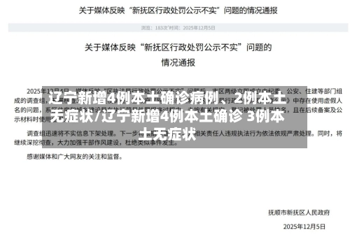 辽宁新增4例本土确诊病例、2例本土无症状/辽宁新增4例本土确诊 3例本土无症状-第2张图片