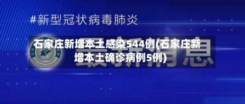 石家庄新增本土感染544例(石家庄新增本土确诊病例5例)-第2张图片
