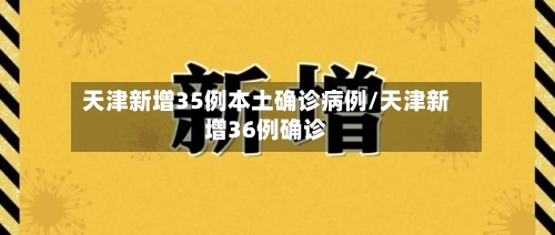 天津新增35例本土确诊病例/天津新增36例确诊