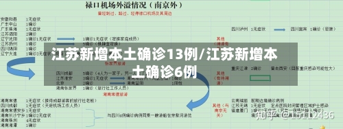 江苏新增本土确诊13例/江苏新增本土确诊6例