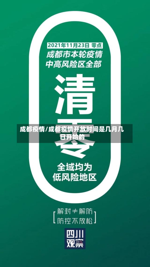 成都疫情/成都疫情开放时间是几月几日开始的